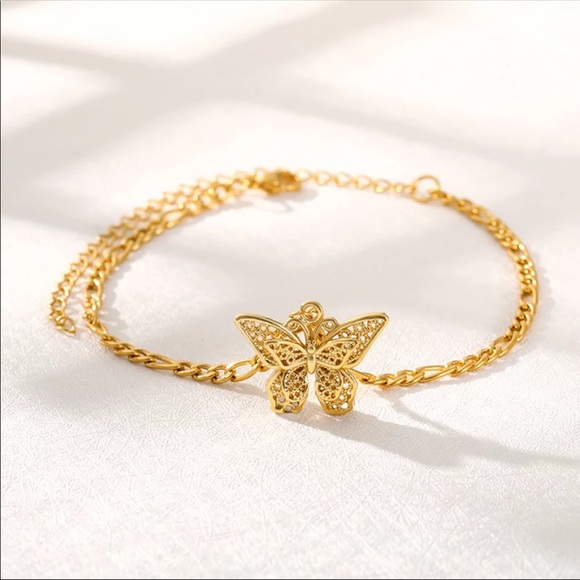 New butterfly bracelet anklet - Picture 2 of 4